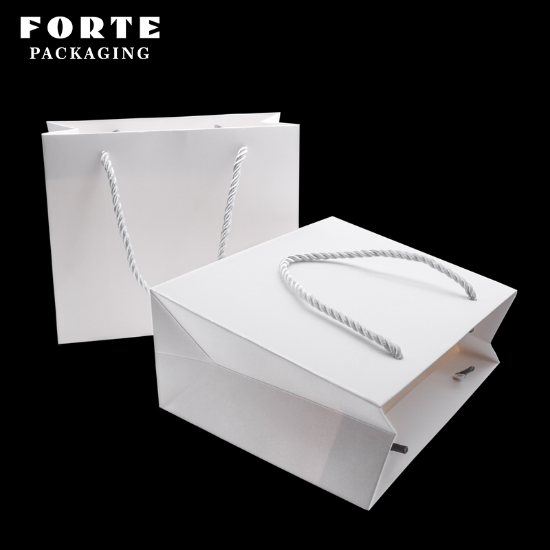 FORTE White paper hadle bag Horizontal version gift Jewelry Bag